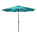 Jordan Manufacturing Jordan Manufacturing US904L-ARUBA 9 ft. Steel Market Umbrella; Aruba US904L-ARUBA